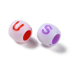 Opaque Acrylic European Beads&nbsp;SACR-P031-10A