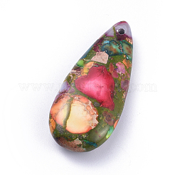 Natural Regalite/Imperial Jasper/Sea Sediment Jasper Pendants&nbsp;G-F590-07
