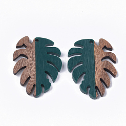 Resin & Walnut Wood Pendants&nbsp;RESI-S358-57F