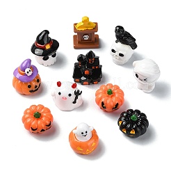 32Pcs 16 Styles Halloween Resin Display Decorations&nbsp;DJEW-CJ0001-04