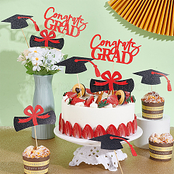 Paper Graduation Party Centerpiece Sticks&nbsp;DIY-WH0588-94A