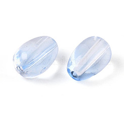 Baking Paint Transparent Glass Beads&nbsp;DGLA-N014-10G