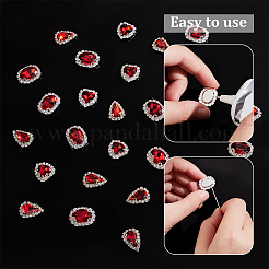30Pcs 3 Style Sew on Rhinestone&nbsp;GLAA-GA0001-63A