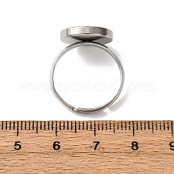 304 Stainless Steel Adjustable Ring Components&nbsp;STAS-B098-02E-P