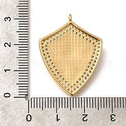 Brass Micro Pave Cubic Zirconia Pendants&nbsp;KK-U055-22G