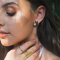 Vintage Flower Stud Earrings for Women&nbsp;JE1095C