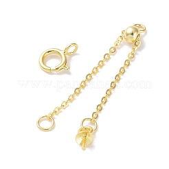 925 Sterling Silver Ends with Chains&nbsp;STER-P050-03G