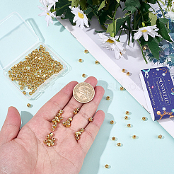 200Pcs Brass Spacer Beads&nbsp;KK-SC0008-12