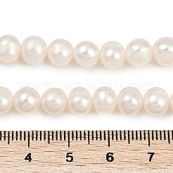 Natural Cultured Freshwater Pearl Beads Strands&nbsp;PEAR-I007-07X-03A