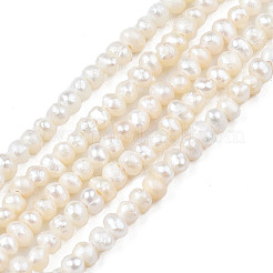 Natural Cultured Freshwater Pearl Beads Strands&nbsp;X-PEAR-N013-02B
