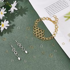 1000Pcs 5 Style Iron Open Jump Rings&nbsp;IFIN-UN0001-04