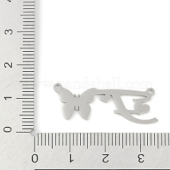Non-Tarnish 304 Stainless Steel Pendants&nbsp;STAS-L279-002P-F