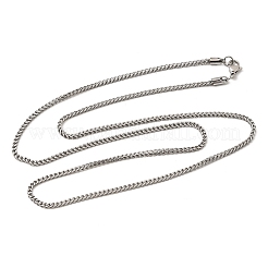 Unisex 304 Stainless Steel Curb Chain Necklaces&nbsp;NJEW-K305-18P