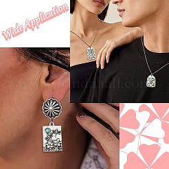 24Pcs 12 Styles Resin Imitation Turquoise Pendants&nbsp;FIND-CJ0003-52