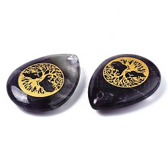 Natural Amethyst Pendants&nbsp;G-T122-71E