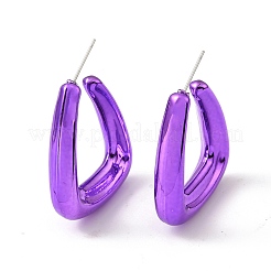 Triangle Acrylic Stud Earrings&nbsp;EJEW-P251-06