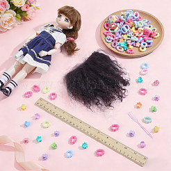 2Pcs Wool Doll Wig Hair&nbsp;DIY-NB0016-02B