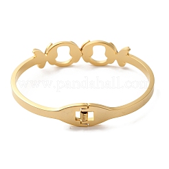 Adjustable Butterfly Torque Bangles&nbsp;BJEW-F474-25G