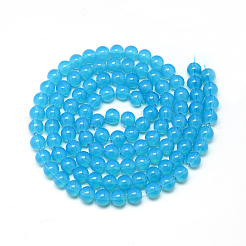 Baking Paint Glass Beads Strands&nbsp;LS-DGLA-Q023-10mm-DB25
