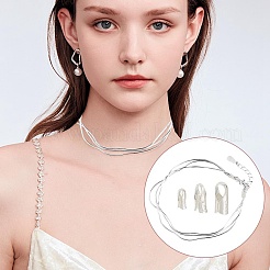 3 Styles 925 Sterling Silver Cord End&nbsp;STER-PH0002-45