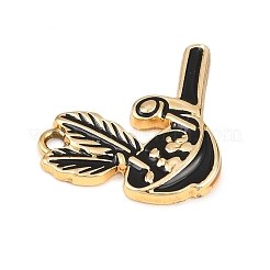Coffee Equipment Alloy Enamel Pendants&nbsp;ENAM-F159-01A