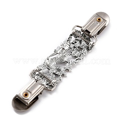 Vintage Alloy with Rhinestone Cardigan Clips&nbsp;JEWB-B002-08AS
