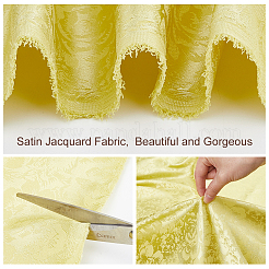 Polyester Flower Pattern Fabric&nbsp;DIY-WH0021-39A