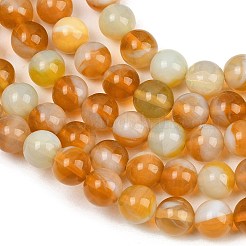 Handmade Lampwork Beads Strand&nbsp;LAMP-B056-10mm-03