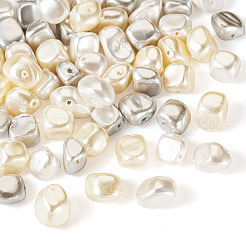 60Pcs 3 Colors Electroplated Shell Pearl Beads&nbsp;BSHE-TA0001-13
