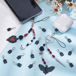 50Pcs Plastic Mobile Dustproof Plugs&nbsp;HJEW-SC0003-20B