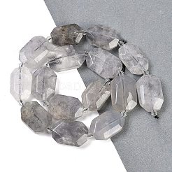 Natural Cloudy Quartz Beads Strands&nbsp;G-B125-P27-01
