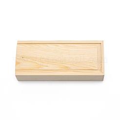 8Pcs Wood Box Storage Natural Mixed Gemstone Beads&nbsp;G-WH0010-04