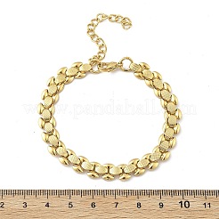 304 Stainless Steel Oval Link Bracelets for Women&nbsp;BJEW-F488-19G