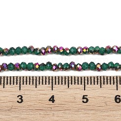 Electroplate Glass Beads Stradns&nbsp;EGLA-H114-02A-01