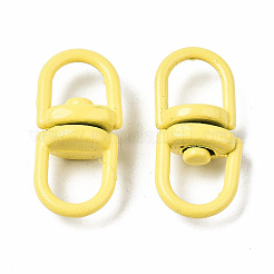 Spray Painted Eco-Friendly Alloy Double Eye Swivel Clasps&nbsp;X-PALLOY-T080-03-NR
