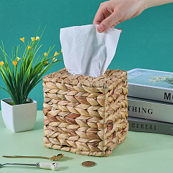 Raffia Woven Tissue Box&nbsp;AJEW-WH20011-02