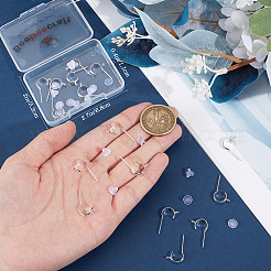 20Pcs Brass Ear Stud Findings&nbsp;KK-BBC0016-20