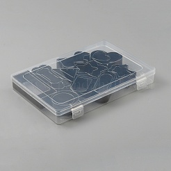19Pcs Iron Leather Cutting Dies&nbsp;FIND-WH0427-18B