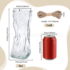 1Pc Glass Art Vase&nbsp;AJEW-PH0010-05