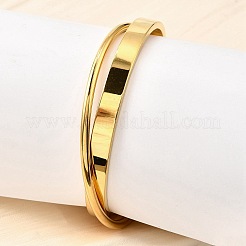 304 Stainless Steel Bangles&nbsp;BJEW-V004-01G