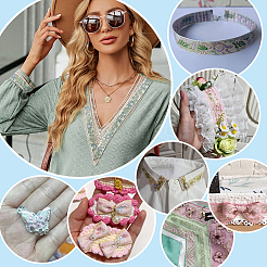 10Yard Vintage Jacquard Polyester Ribbon&nbsp;OCOR-PH0036-41