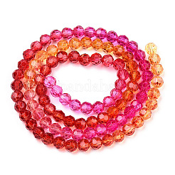 Transparent Glass Beads Strands&nbsp;GLAA-E036-07K