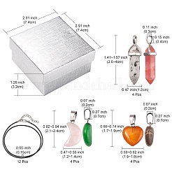 DIY Gemstone Necklace Making Kit&nbsp;DIY-FS0003-59