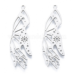Non-Tarnish 201 Stainless Steel Pendants&nbsp;STAS-N090-LA939-1