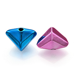 UV Plating Opaque Acrylic Beads&nbsp;X-PACR-T017-05