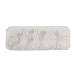 Cat Shape Key Chain Pendant Silicone Molds&nbsp;SIL-B074-01C