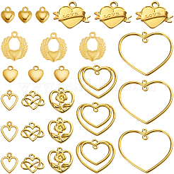 72Pcs 9 Styles Alloy Pendants&nbsp;FIND-SC0015-82