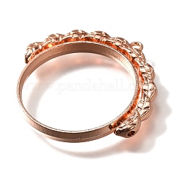 Alloy Open Back Bezel Pendants&nbsp;PALLOY-I223-12RG
