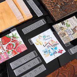 15Pcs Plastic Swipe ID Card Holder&nbsp;AJEW-CP0011-63