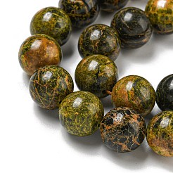 Natural Bumblebee Jasper Beads Strands&nbsp;G-P544-A03-02